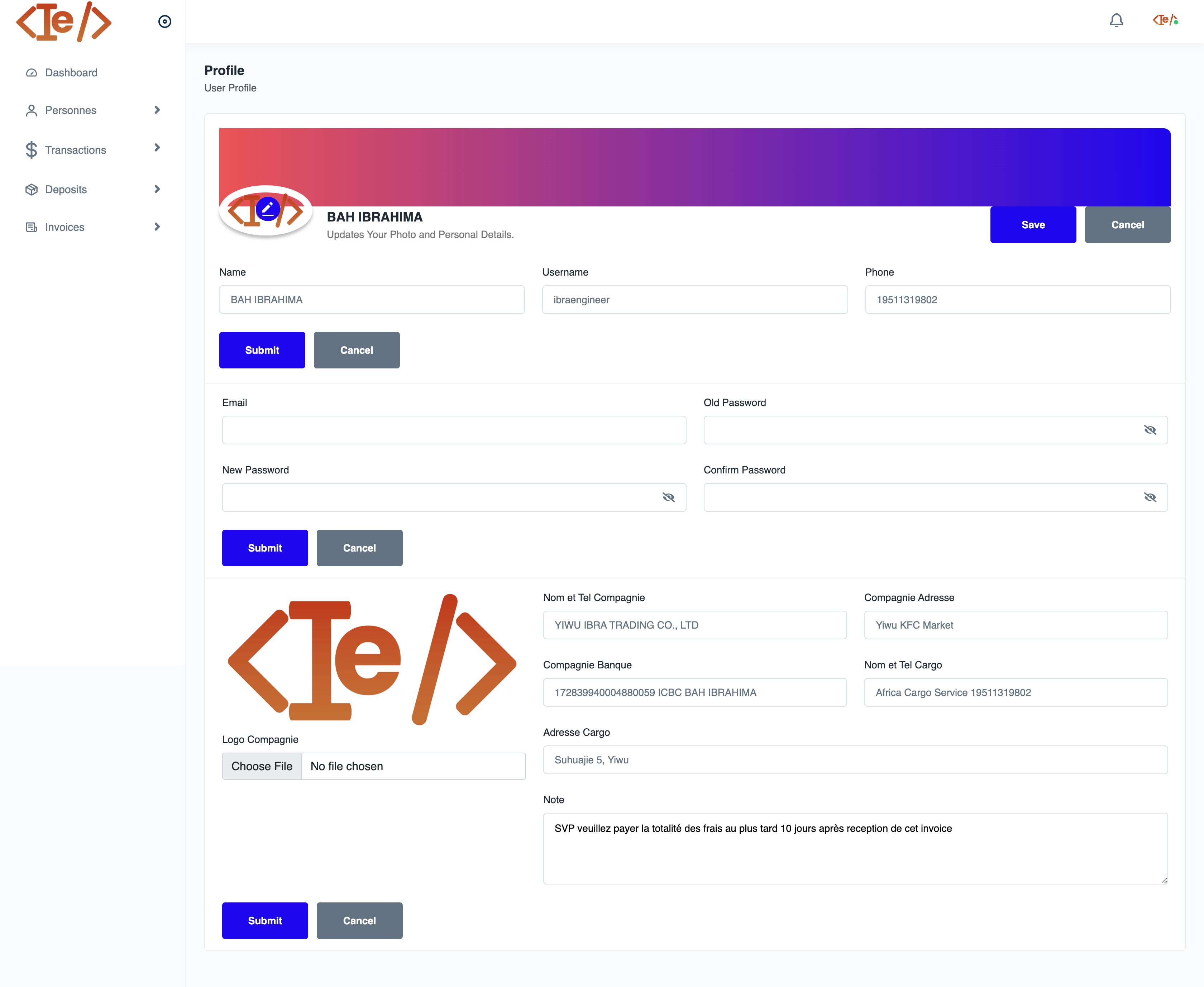 TaskFlow Pro Dashboard